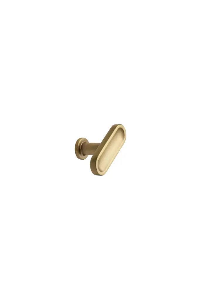 Ručica dugme za nameštaj Chateau T furnipart – dark brushed gold dizajn
